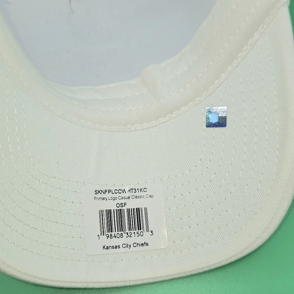 Kansas City Chiefs Adjustable White Cap